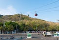 Cable railway in Vung Tau, southern Vietnam Royalty Free Stock Photo