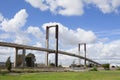 Cable-stayed bridge big shot