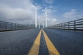 Cable stayed bridge Royalty Free Stock Photo