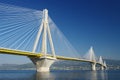 Cable Stayed Bridge, Greece Royalty Free Stock Photo