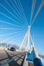 Cable Stayed Bridge, Greece Royalty Free Stock Photo