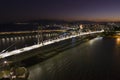 Cable-stayed bridge Hercilio Luz in Florianopolis, Santa Catarina, Brazil