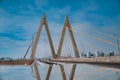 The cable-stayed Bridge Millennium in Kazan, Tatarstan.