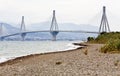 Cable stayed bridge of Patra in Greece