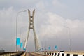 Cable-stayed bridge, suspension bridge - Lekki, Lagos, Nigeria Royalty Free Stock Photo