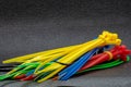 Cable ties in different colors