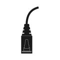 Cable Vector Ethernet icon - Rj45 Icon vector Royalty Free Stock Photo