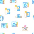 Cable Wire Electrical System Icons Set Vector Royalty Free Stock Photo
