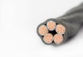 Cable wires copper Royalty Free Stock Photo
