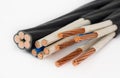 Cable wires copper Royalty Free Stock Photo
