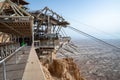 Cablecar at the ancient fortress of Masada in Israel Royalty Free Stock Photo