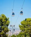 Cablecar over Barcelona, Spain