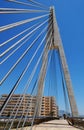 Cabled Bridge, Fuengirola, Andalusia, Spain. Royalty Free Stock Photo