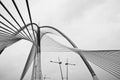 Cables and Poles of Wawasan Bridge Royalty Free Stock Photo