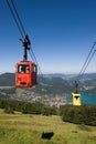 Cableway in alps