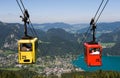 Cableway in alps