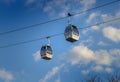 Cableway in Barcelona Royalty Free Stock Photo