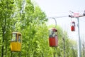 Cableway in the city park