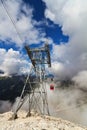 Cableway in Dolomites