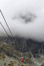 Cableway in Hugh Tatras, Slovakia