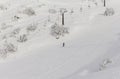 Cableway on Mount Hermon Royalty Free Stock Photo