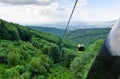 Cableway in Polish mountains