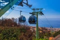 Cableway to Monte in Funchal - Madeira Portugal Royalty Free Stock Photo