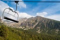 Cableway to station Solisko in High Tatras, Slovakia