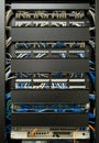 Cabling Rack Royalty Free Stock Photo
