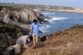 CABO BLANCO Asturias .SPAIN Royalty Free Stock Photo