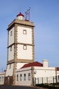 Cabo Carvoeiro Lighthouse in Portugal Royalty Free Stock Photo