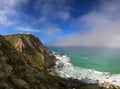 Cabo da Roca lighthouse and cliff Royalty Free Stock Photo
