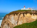 Cabo da Roca lighthouse in the most west extent of Portugal belongs to the parques de Sintra