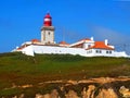 Cabo da Roca lighthouse in the most west extent of Portugal belongs to the parques de Sintra