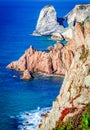 Cabo da Roca, Portugal - Atlantic Ocean Royalty Free Stock Photo