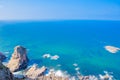 View of Cabo da Roca, Portugal Atlantic ocean view, the most westerly point of European mainland Royalty Free Stock Photo