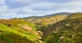 Cabo da Roca, Portugal. Lighthouse and cliffs over Atlantic Ocean, the most westerly point of the European mainland Royalty Free Stock Photo