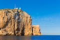 Cabo de San Antonio cape in Javea Denia at Spain Royalty Free Stock Photo