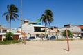 Cabo Frio, Brazil: beach volleyball net on the Brazilian coast