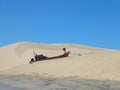 Cabo PolonioÃÂ´s sand boat