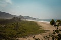 Beach in Cabo San Juan Del GuÃÂ­a, Santa Marta, Colombia Royalty Free Stock Photo