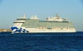 Cabo San Lucas, Mexico - November 7, 2022 - Discovery Princess Cruise ship sailing by the bay