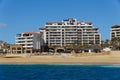 Cabo San Lucas, Mexico - November 7, 2022 - The luxury waterfront resort hotel Royalty Free Stock Photo