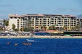 Cabo San Lucas, Mexico - November 7, 2022 - The luxury waterfront resort hotel by the beach Royalty Free Stock Photo