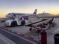 Cabo San Lucas, Mexico, September 5, 2023: Magnificent aircraft of the Mexican airline Volaris.