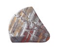Cabochon from polished Jaspillite gem isolated
