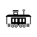 caboose icon. Trendy caboose logo concept on white background fr