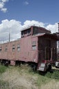 A Caboose at The Pueblo Railway Museum Royalty Free Stock Photo