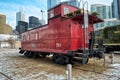 Caboose at the Toronto Railway museum