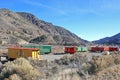 Caboose village train cars